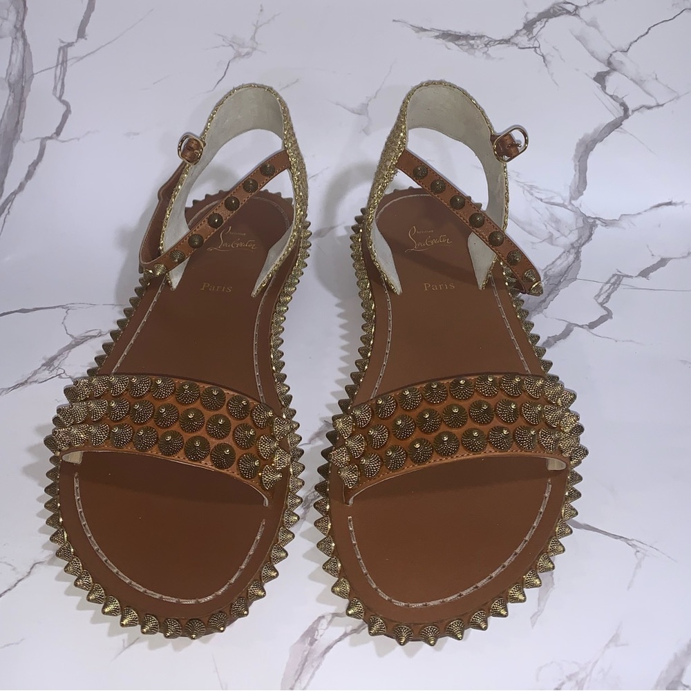 50% off NWT Christian Louboutin Spike Sandals 38